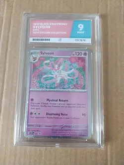 Sylveon SVP172 Ace Mint 9 Pokemon Prismatic Evolutions Black Star Promo - Image 1
