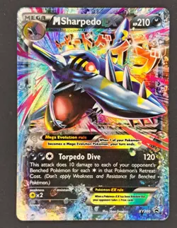 M Sharpedo EX XY200 XY Holo Pokemon Card 2017 Promo nm - Image 1