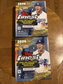 👉Lot of 2 of The NEW 2026 TOPPS FINEST Baseball Mega Boxes! SEALED!! 🔥 - Image 1