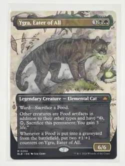 Ygra, Eater of All (Borderless) Bloomburrow Regular - Image 1