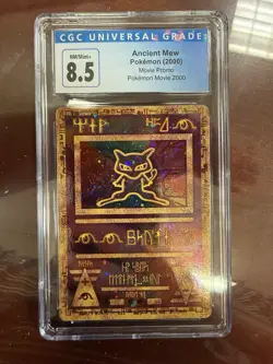 Pokemon CGC NM/Mint 8.5 Ancient Mew Movie Promo Holo Card WOTC 2000 - Image 1