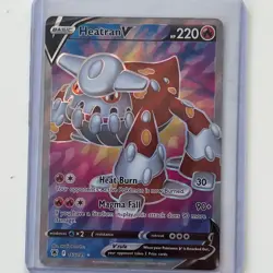 Heatran V (Full Art) 165/189 Swsh10: Astral Radiance Holo pokemon card - Image 1