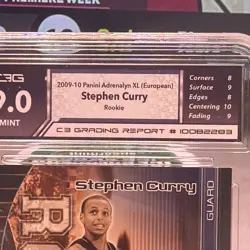 Stephen Curry Rookie RC 2009-10 Panini Adrenalyn XL #77 CSG 9 Warriors - Image 2