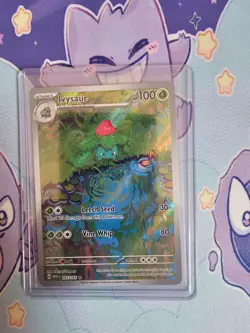 NM Ivysaur 167/165 Scarlet & Violet 151 Illustration Rare Pokemon - Image 1