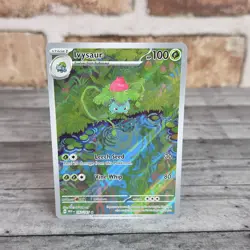 Ivysaur 167/165 NM Illustration Rare Holo Pokemon Card - Scarlet & Violet 151 - Image 1