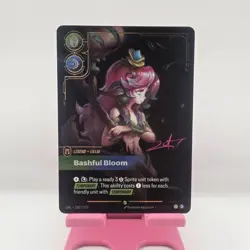 Riftbound Lillia Bashful Bloom Legend Card Overnumber Signature Mint - Image 1