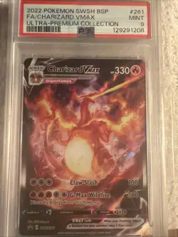 Pokemon 2022 Sword and Shield Black Star Promo #SWSH261 Charizard VMAX Full Art - Image 1