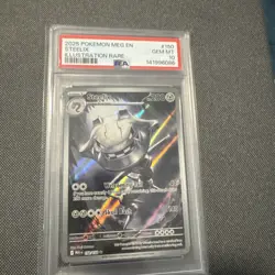 2025 POKEMON MEG EN-MEGA EVOLUTION ILLUSTRATION RARE #150 STEELIX PSA 10 - Image 1