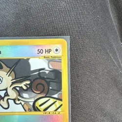 2002 Pokemon Expedition MEOWTH Reverse Holo #121/165 - Image 3