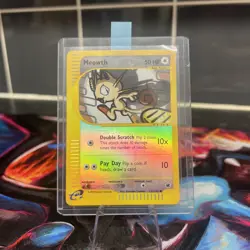 Meowth Expedition Near Mint Reverse Holo English 121/165 Pokemon Card WOTC 2002 - Image 1