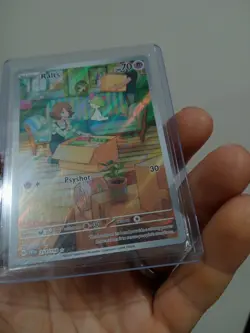 Pokemon TCG Ralts 211/198 SV01 Scarlet & Violet Illustration Rare Holo Eng 2023 - Image 4