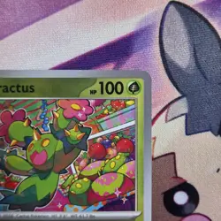 Black Bolt Maractus (BLK) 008/086 Master Ball Holo Nm/M Pokemon TCG SV: - Image 3