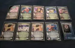 DBZ CCG TCG Saiyan Saga Limited Foil x10 Card Lot NM/LP - Image 1