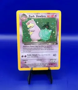 Dark Slowbro 12/82 Team Rocket Set Holo Rare Pokemon Card Nintendo TCG WOTC NM - Image 1