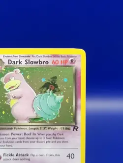 Dark Slowbro 12/82 Team Rocket Set Holo Rare Pokemon Card Nintendo TCG WOTC NM - Image 5