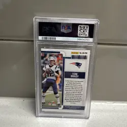 Panini 2022 Contenders Tom Brady Legendary Contenders LGD-TBR PSA 10 Patriots - Image 2