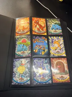 Vintage Pokemon TOPPS Cards Binder Lot ALL Non-Holo 360 Cards NM Pack Fresh - Image 1