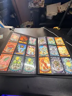 Vintage Pokemon TOPPS Cards Binder Lot ALL Non-Holo 360 Cards NM Pack Fresh - Image 2