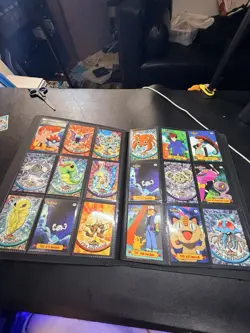 Vintage Pokemon TOPPS Cards Binder Lot ALL Non-Holo 360 Cards NM Pack Fresh - Image 4