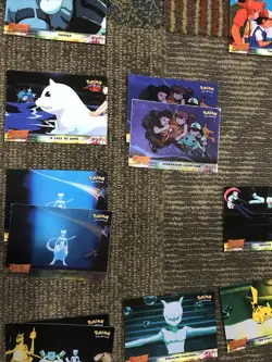 Vintage Topps Pokemon TCG Mewtwo Strikes Back Lot of 39 Cards With Foils & Holos - Image 5