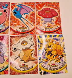 Vintage Topps Pokemon Lot of 8 Alakazam Cubone Electabuzz Jigglypuff TV Animated - Image 4