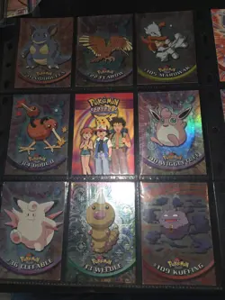 Vintage Topps Series 1 & 2 Pokemon | Assorted 31 Card Lot w/ 8 Holos | NM- MP - Image 1