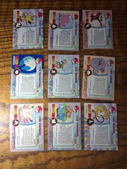 LOT OF 23 VINTAGE POKEMON CARDS 1998 TOPPS - Image 4