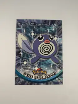 Pokemon Topps Poliwag #60 Poliwhirl #61 Poliwrath #62 Card Lot Vintage - Image 2