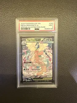 Pokemon Mega Dragonite Ex 290/217 Ascended Heroes PSA 9 Mint - Image 1