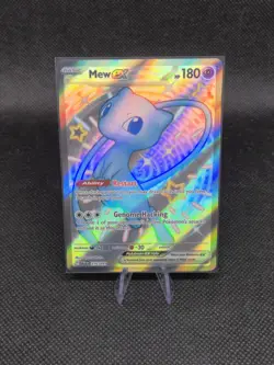 The Pokemon Company Mew ex 216/091 SV Paldean Fates Shiny Ultra Rare Holo - Image 1