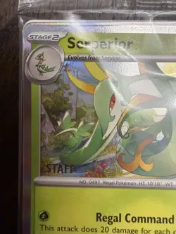Pokemon Perfect Order Sealed Staff Promo*Serperior*Doublade*Barbaracle*Tyrantrum - Image 2