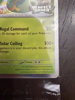 Pokemon Perfect Order Sealed Staff Promo*Serperior*Doublade*Barbaracle*Tyrantrum - Image 5