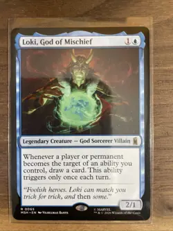 Loki, God of Mischief 65 MTG MSH Marvel Super Heroes Regular NM - Image 1