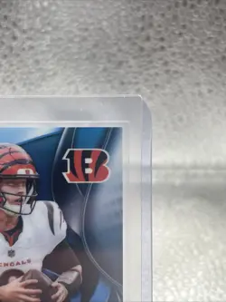 2025 Topps Chrome Black Joe Burrow #23 Blue Wave Refractor /150 Bengals - Image 5