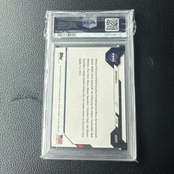 Artemis II 2026 Topps Now #A201 Black Parallel PSA MINT 9 Numbered 08/10 - Image 2