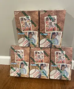 🔥🔥1994 Fleer Baseball Factory Sealed 5 Box Lot -9 Limited Edition Insert Sets - Image 1