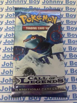 2011 Pokemon Call Of Legends Kyogre Art Work Foil Booster Pack Sealed MINT New - Image 1