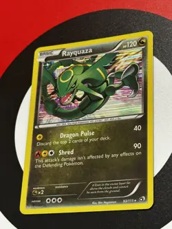 2013 Pokemon Black & White Legendary Treasures Rayquaza Holo #93/113 - Image 2