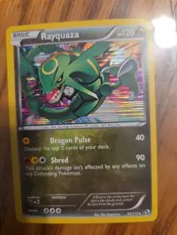 2013 Pokemon Black & White Legendary Treasures Rayquaza Holo #93/113 NM - Image 1