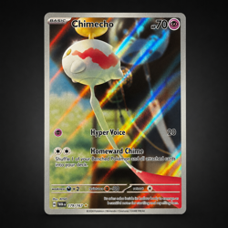 Pokemon Chimecho 179/167 • Illustration Rare • Twilight Masquerade • NM - Image 1
