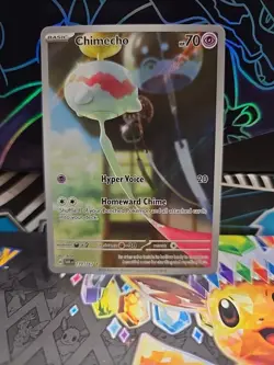 Chimecho 179/167 Twilight Masquerade Illustration Rare Pokemon Card - Image 1