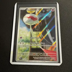 Pokemon TCG Cards Chimecho 179/167 Twilight Masquerade Illustration Rare NM-M - Image 1