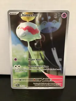 Chimecho 179/167 Pokemon Twilight Masquerade Illustration Rare Holo - Image 1