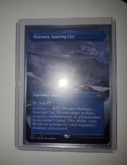 MTG - 1x Otawara, Soaring City - Extended Art / Kamigawa Neon Dynasty NM - Image 4