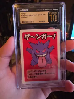 Gengar Old Maid 2019 Japanese Pokemon Card CGC Pristine 10 - Image 1
