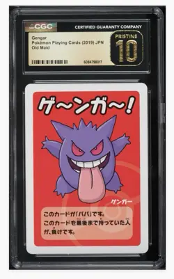 2019 Pokemon Playing Card Japanese Old Maid Gengar, CGC Pristine 10 - Image 1