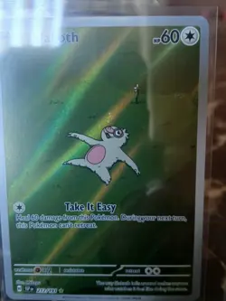 Pokemon TCG Slakoth 212/191 Surging Sparks Illustration Rare Card (NM) - Image 4