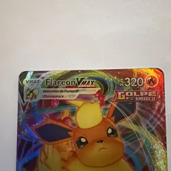 Pokemon TCG Flareon VMAX Evolving Skies Holo Ultra Rare Card 018/203 - Image 3