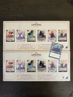 Disney Lorcana Curator's Collection Heroines Princess Edition + Promo (2 Boxes) - Image 2
