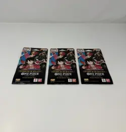 One Piece OP-09 Emperors In The New World 12-Card Sleeved Booster Pack Lot of 3 - Image 3